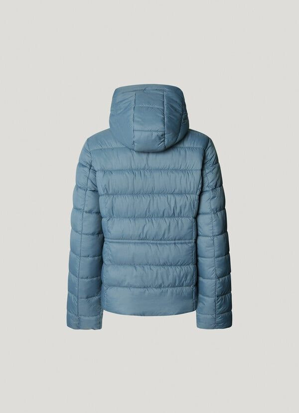 Woman hooded puffer jacket