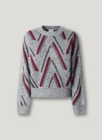 Woman crew neck knit jumper