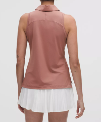 Woman Sleeveless Polo Shirt