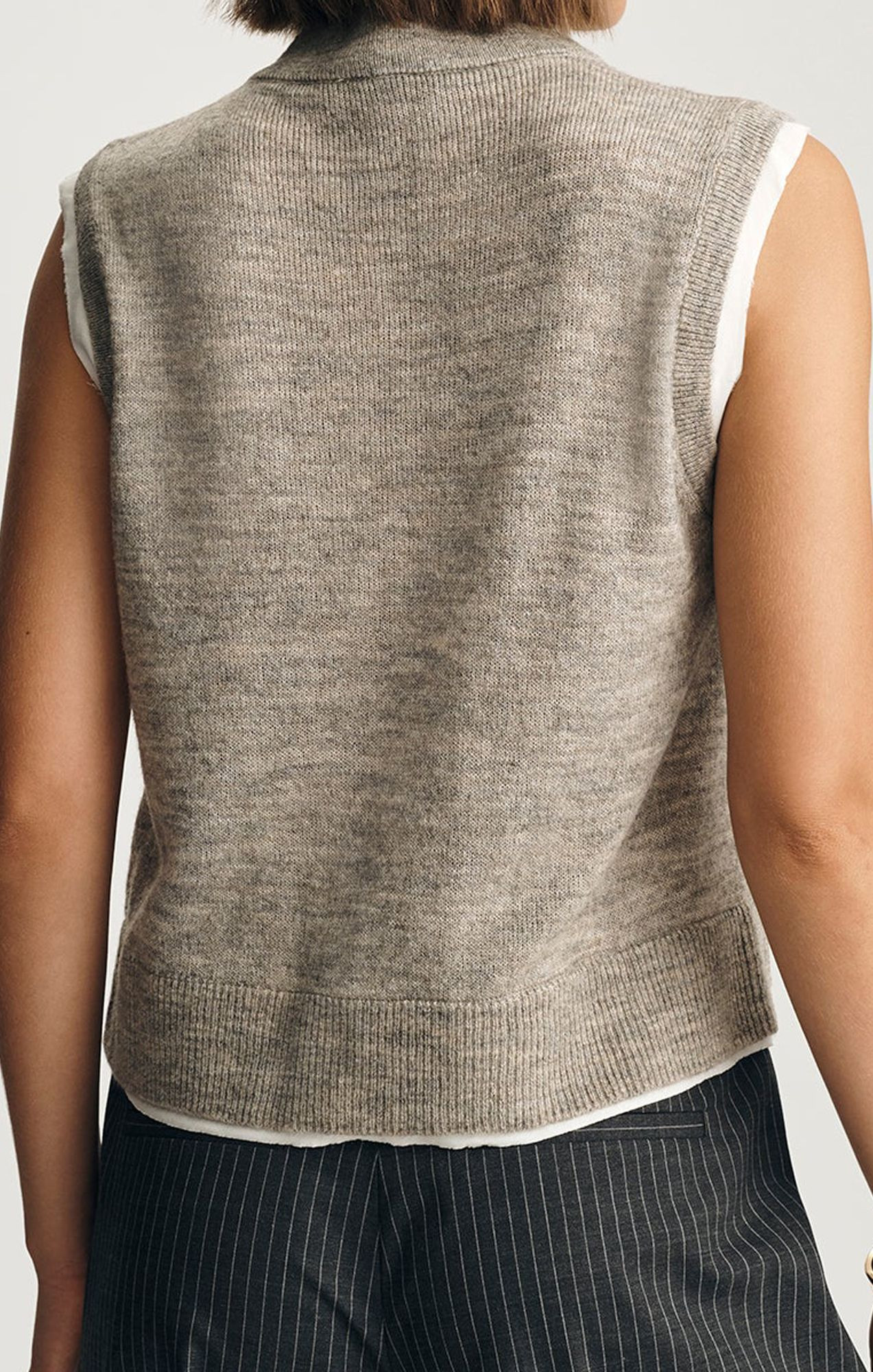 Woman Cardigan Sweater Vest