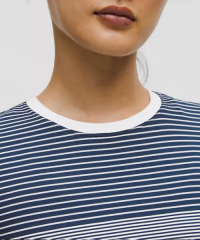 Mariner Stripe Cropped T-Shirt woman