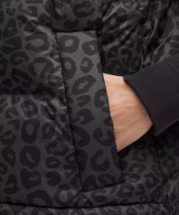 Womens Puff Cropped Vest Printed