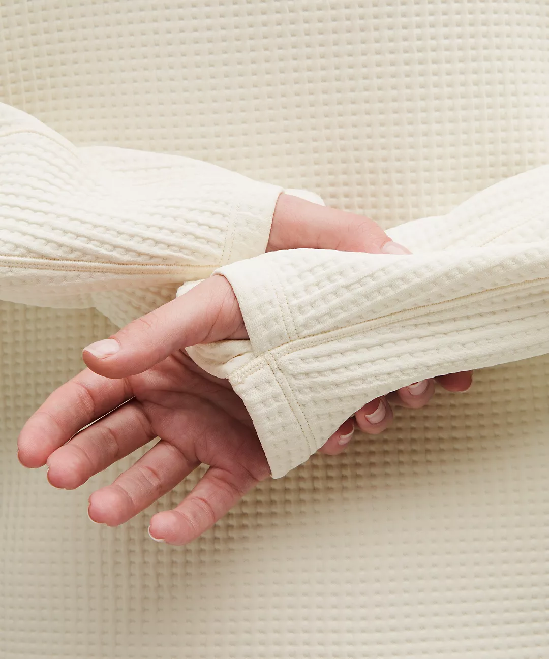 Woman Funnel-Neck Long-Sleeve Shirt