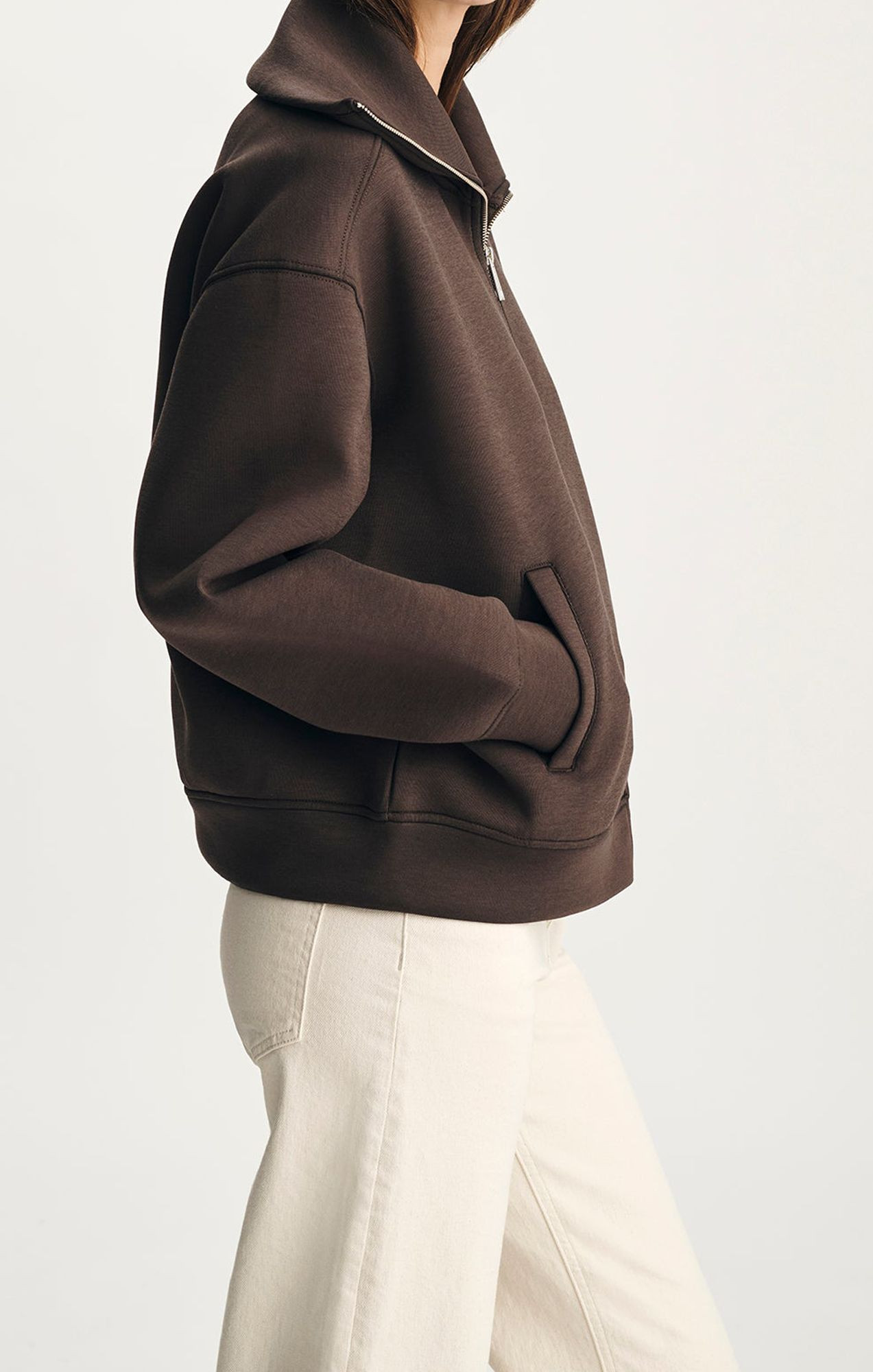 Woman Zip-Up Sweatshirt