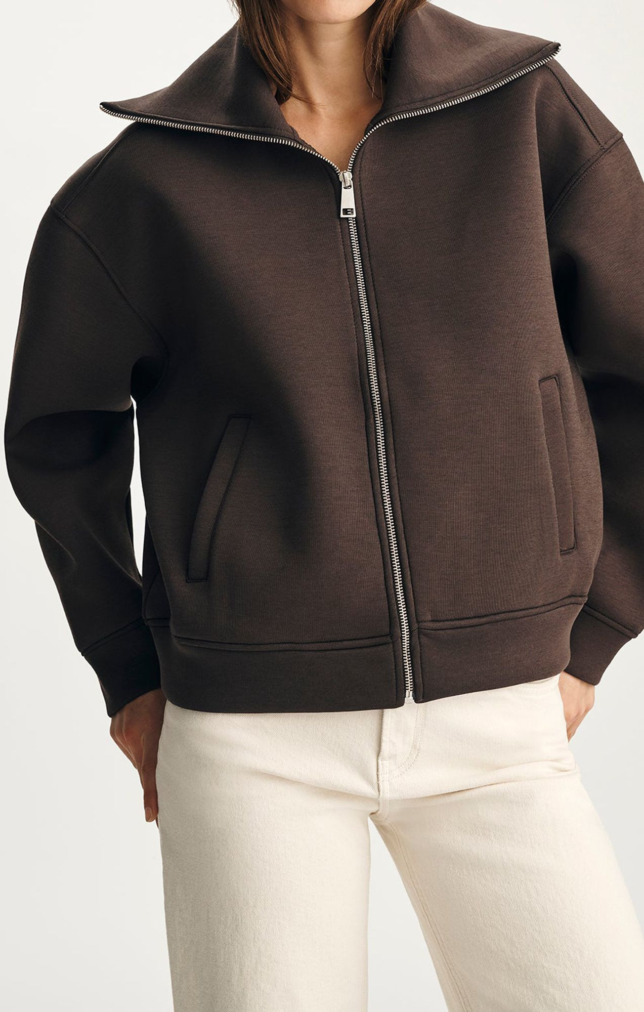 Woman Zip-Up Sweatshirt