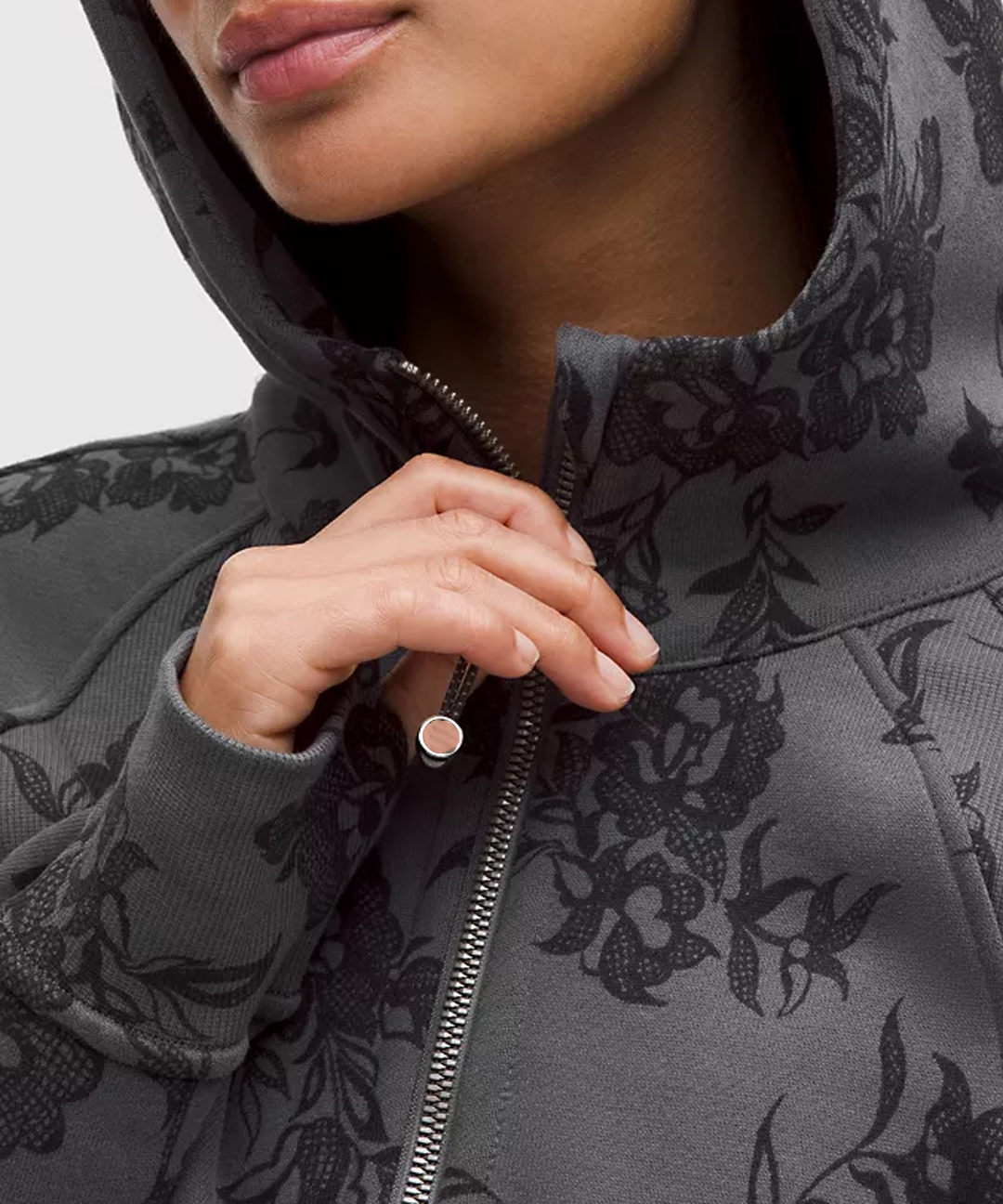 Woman Oversized Half-Zip Hoodie