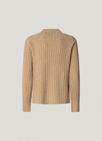 Woman collar knit jumper