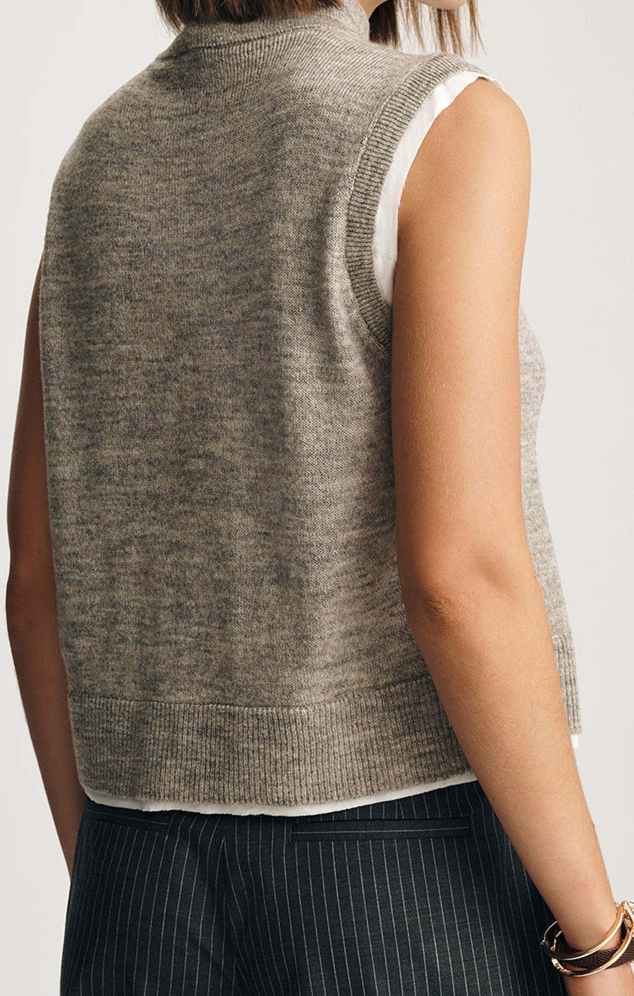 Woman Cardigan Sweater Vest