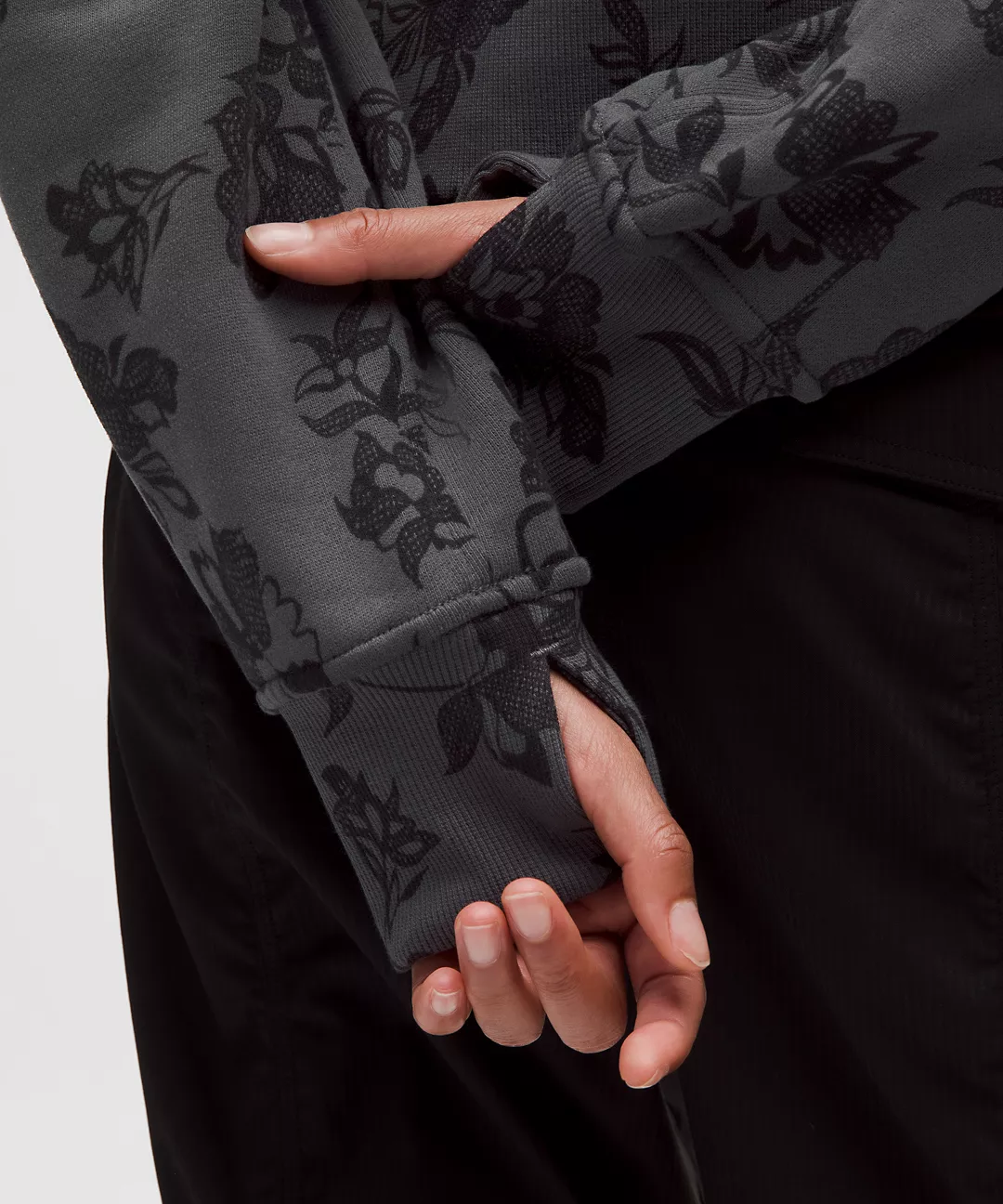 Woman Oversized Half-Zip Hoodie