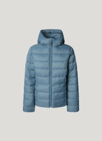 Woman hooded puffer jacket