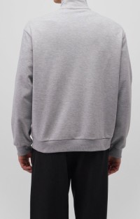 Man Quarter Zip Pocket Sweatshirt