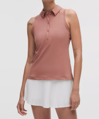 Woman Sleeveless Polo Shirt