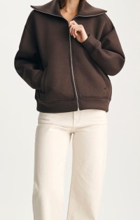 Woman Zip-Up Sweatshirt