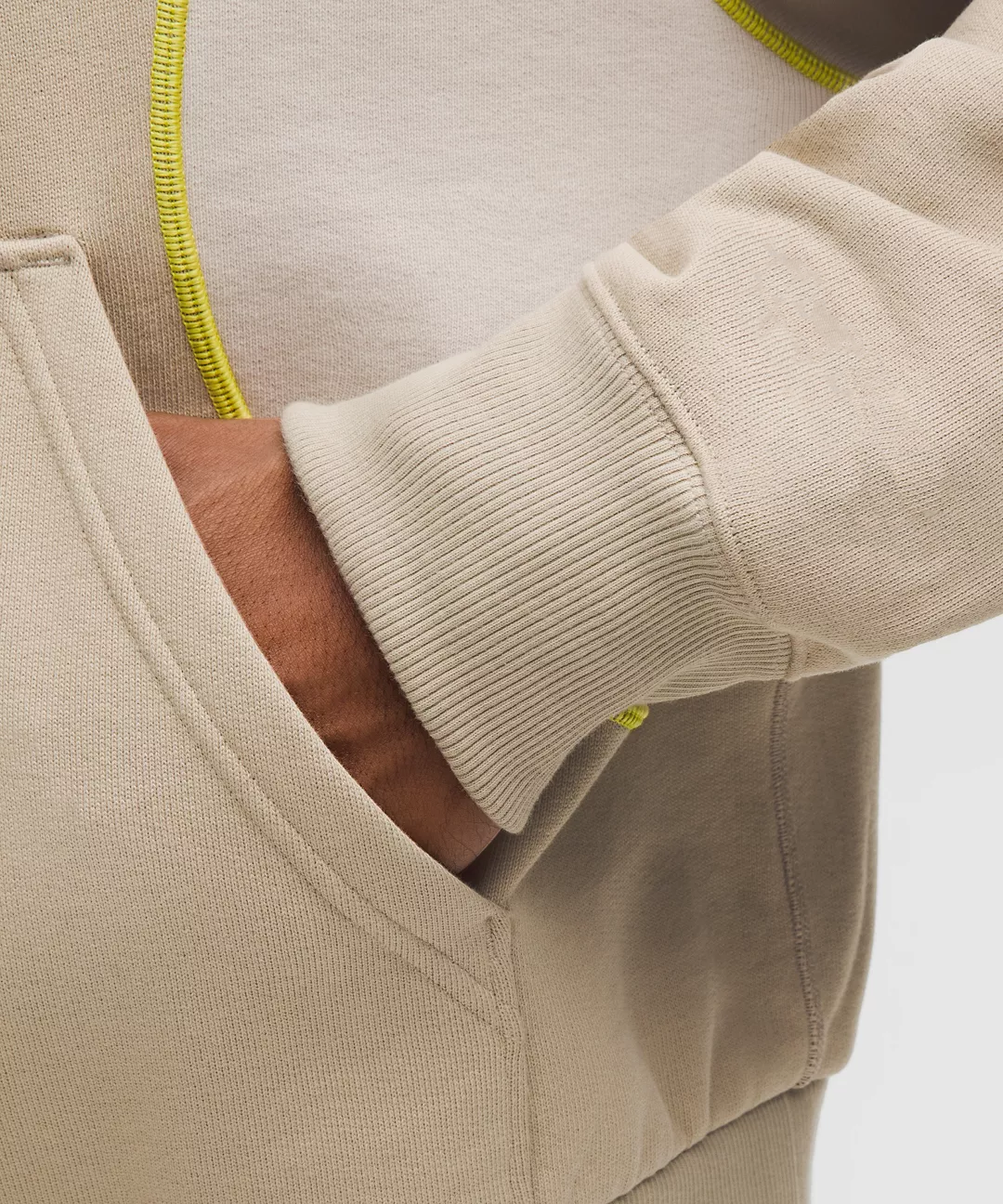 Cotton French Terry Fabric Half Zip