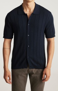 Man Short Sleeve Polo Sweater