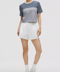 Mariner Stripe Cropped T-Shirt woman