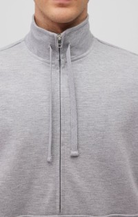 Man Quarter Zip Pocket Sweatshirt